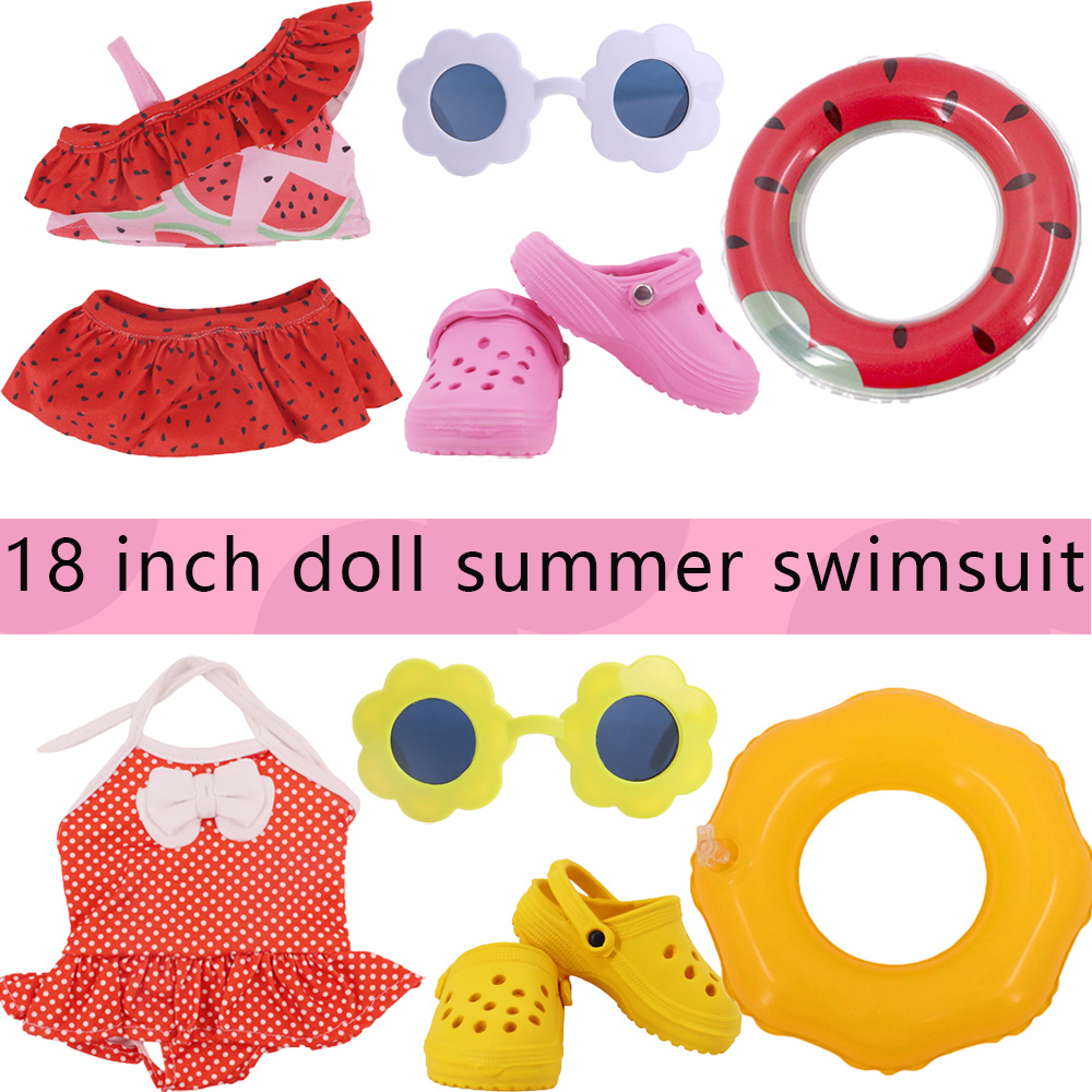 Baby Clothing Girls - Head Flower Swimsuit Fish Scale Style