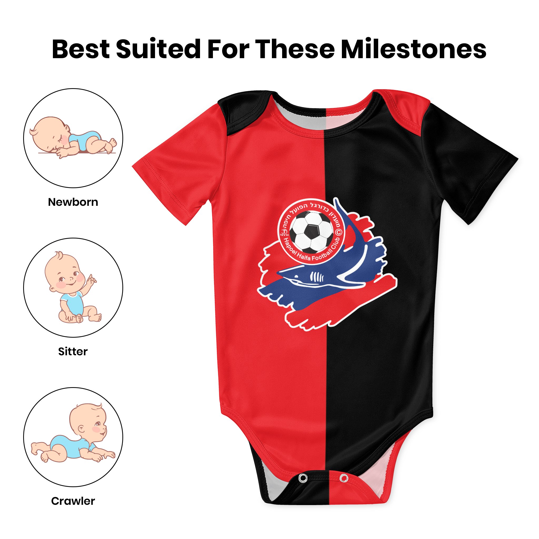 Hapoel Haifa Baby Bodysuit Uni - đánh giá và giá Baby Clothing Girls