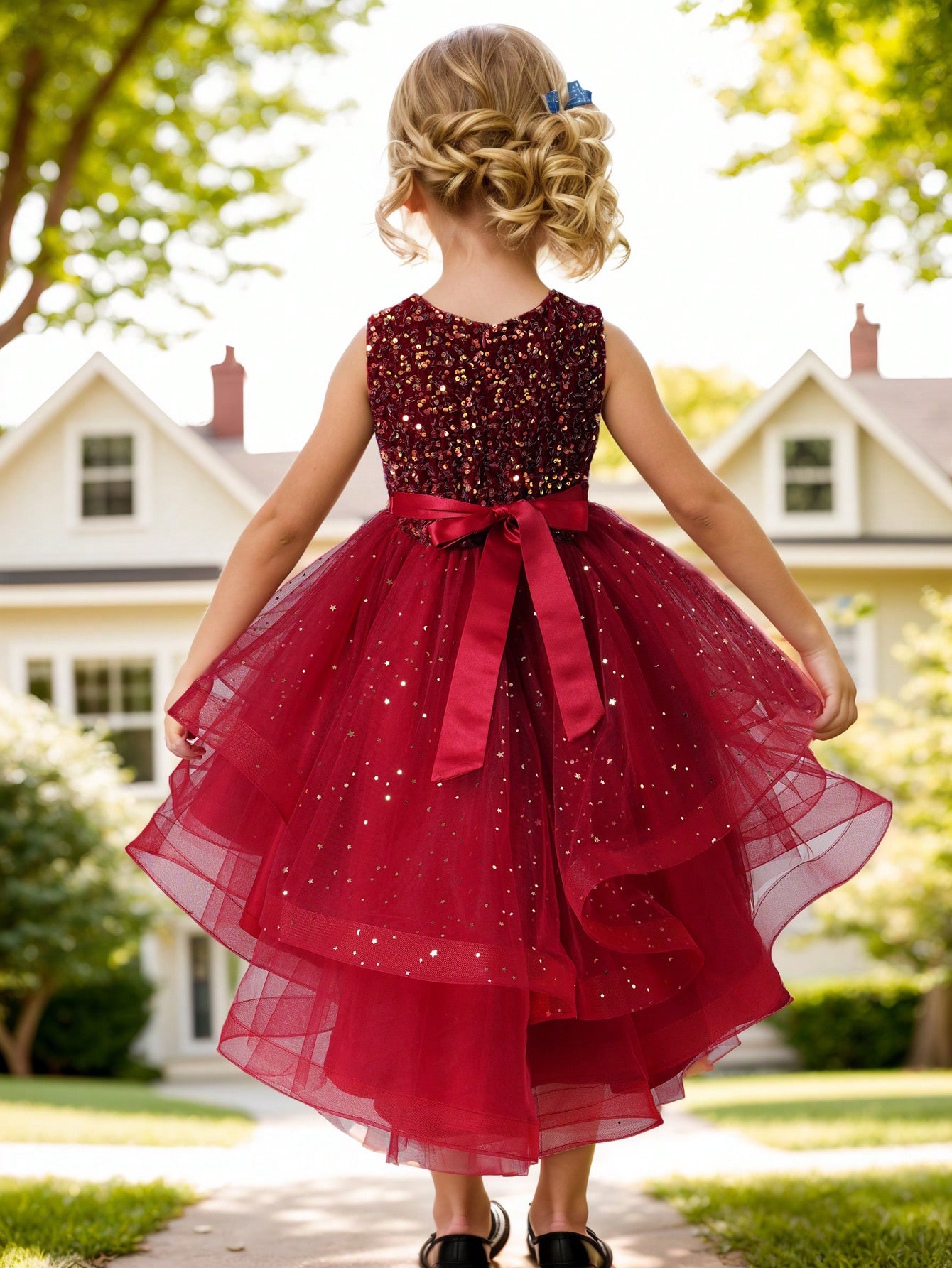 Baby Girl Princess Floral Sequ - đánh giá và giá Baby Clothing Girls