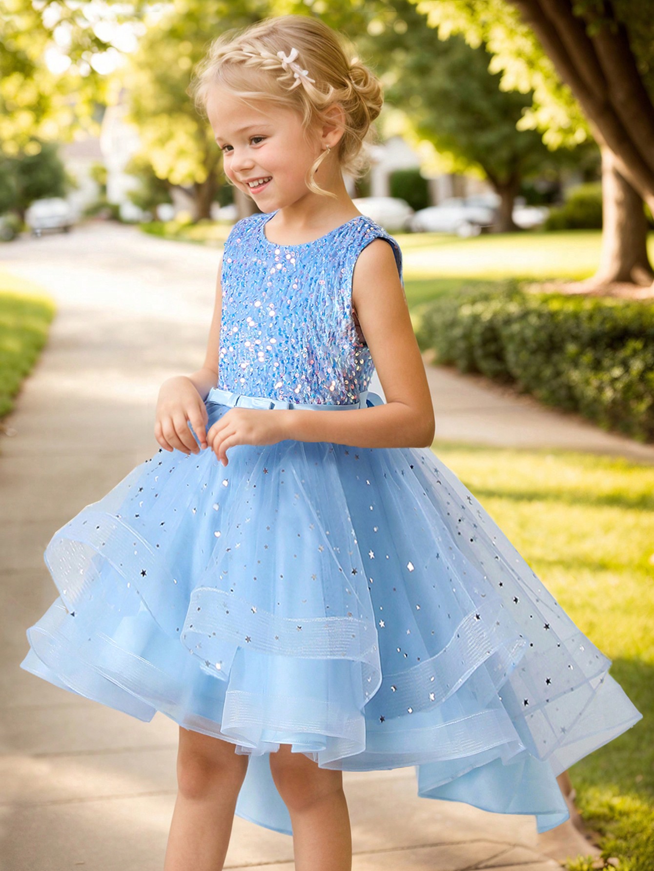 Baby Girl Princess Floral Sequ - đánh giá và giá Baby Clothing Girls