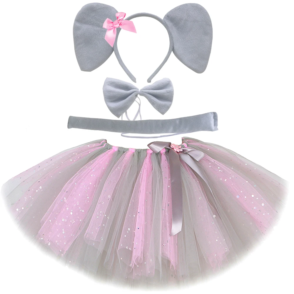 Sparkly Pink Gray Mouse Elepha - đánh giá và giá Baby Clothing Elephant