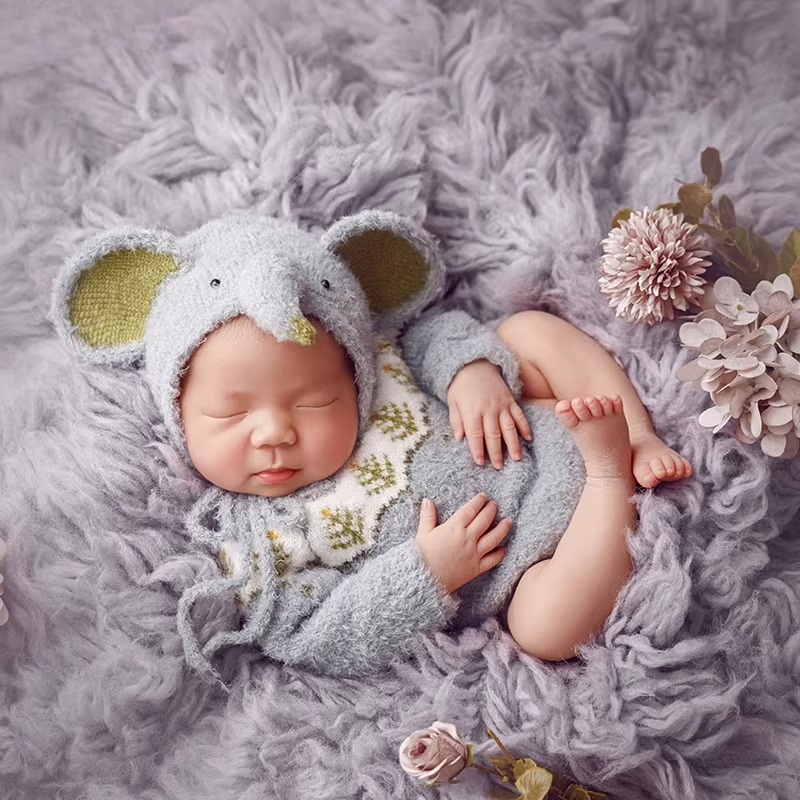 Newborn Photography Props Cute - đánh giá và giá Baby Clothing Elephant