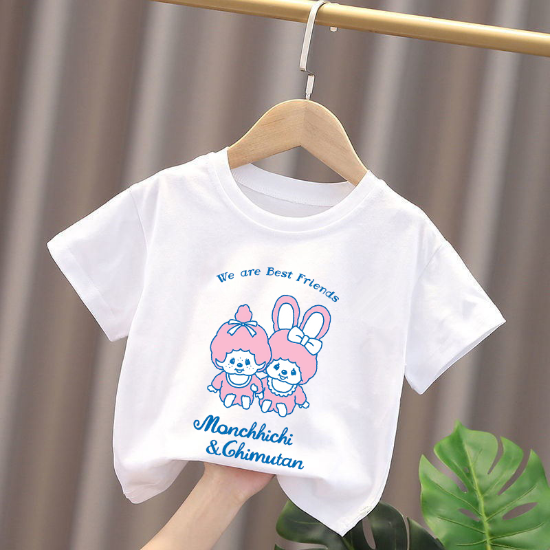 Monchhichi Kids T-shirts Anime - đánh giá và giá Baby Clothing Girls