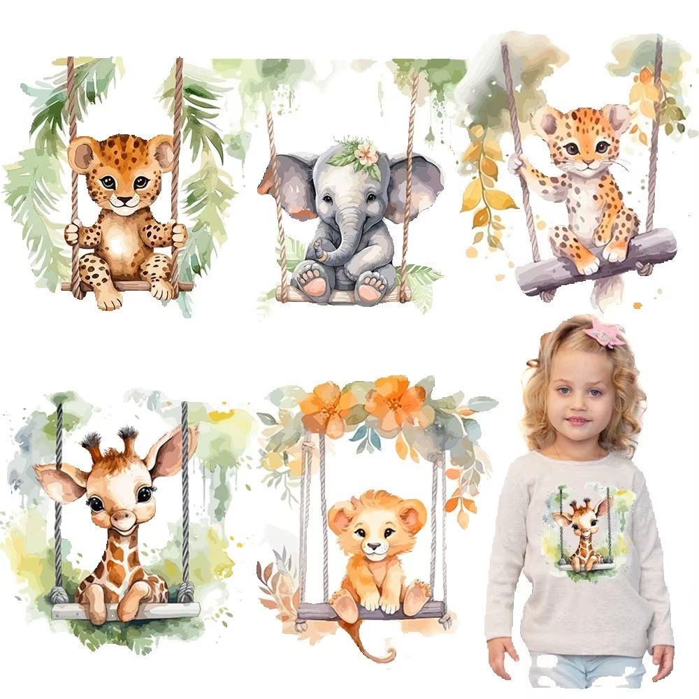 Baby Animal On Swings Heat Tra - đánh giá và giá Baby Clothing Elephant